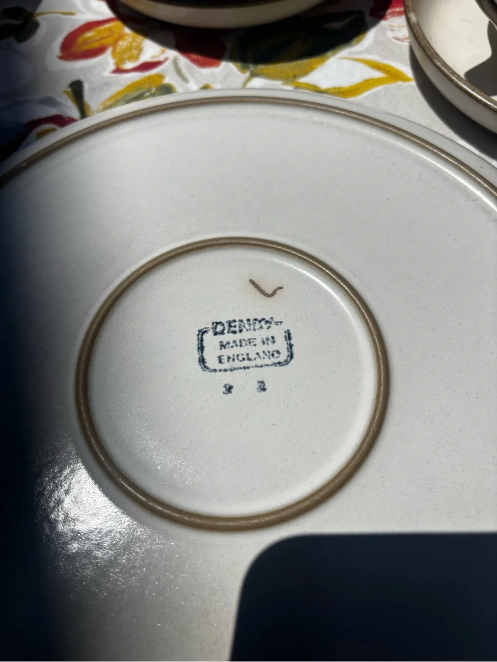 5 Denby, England, vintage gypsy dinner plates